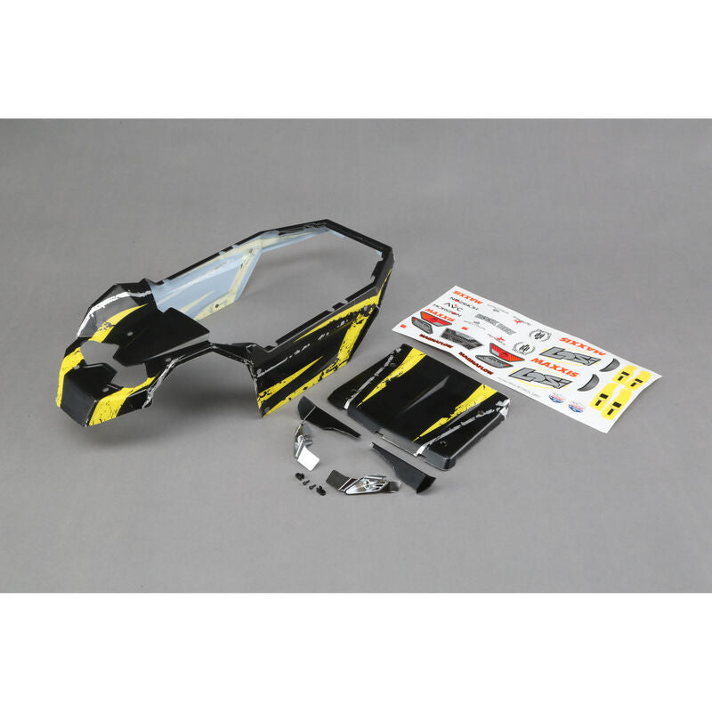 LOSI LOS230031 Lexan Body Painted, Yel, Rock Rey