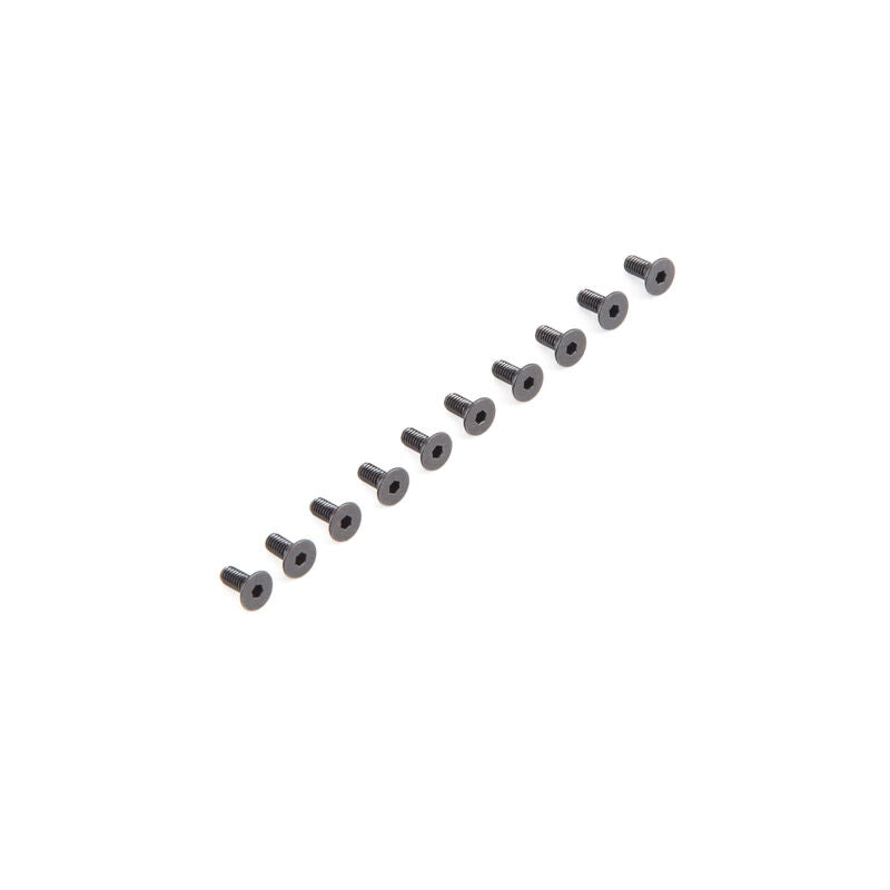 LOSI LOS235008 2.5Mx5 2.5x5mm Flat Head Screws (10)