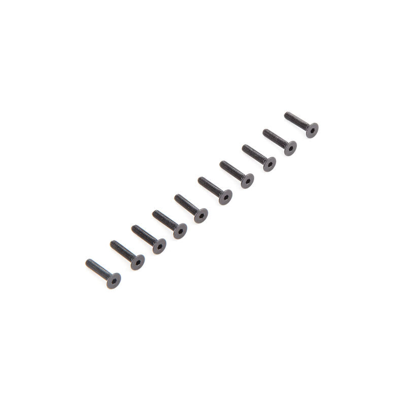 LOSI LOS235010 M2.5x12 2.5x12mm Flat Head Screws (10)