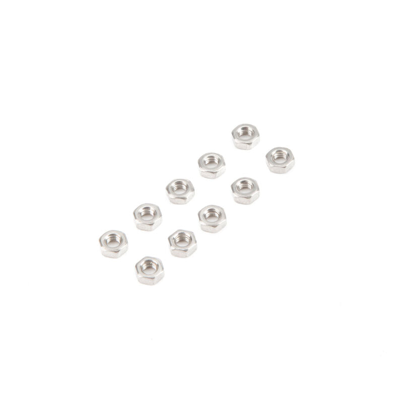 LOSI LOS235013 Flat Nut, M3 x 0.5 x 5mm (10)