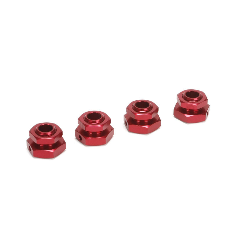 LOSI LOS242000 20mm Wheel Hex Set, Red: XXL/2 *DISC