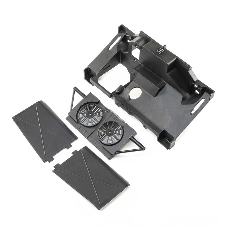 LOSI LOS251056 Rear Bulkhead, Fan Panel, Mud Guards: Super Baja Rey