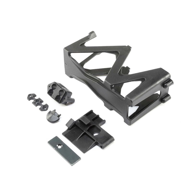 LOSI LOS251058 Battery Tray, Door, Lock, EC5 Base Set: Super Baja Rey