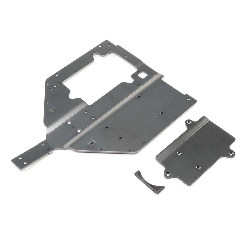 LOSI LOS251061 Chassis &amp; Motor Cover Plate: Super Baja Rey