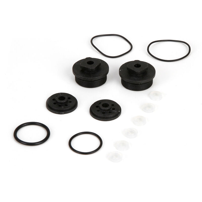 LOSI LOS253007 Shock Rebuild Kit/O-Rings/Spacers (2): 1/5 4WD