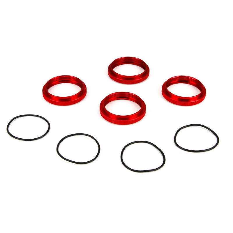 LOSI LOS253009 Shock Adjuster Nut w/O-Ring, Alum: 1:5 4wd DBXL