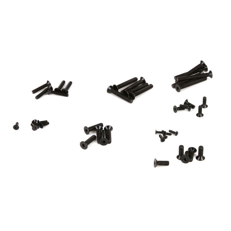 LOSI LOS255003 Flat Head Screw, Set (30): 1/5 DB XL