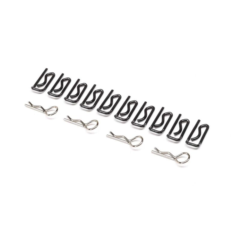 LOSI LOS256005 Body Clip, Large (10) & Small (4): 1/5 DB XL