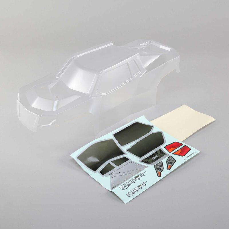LOSI LOS340000 Body Set with Window Mask, Clear: LST 3XL-E