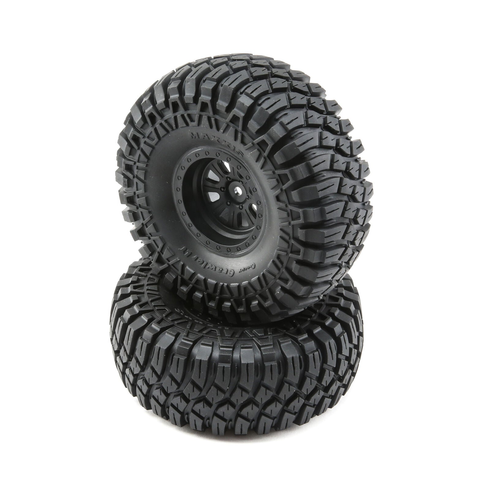 LOSI LOS43012 Maxxis Creepy Crawler LT Tires and Wheels Mounted (2)