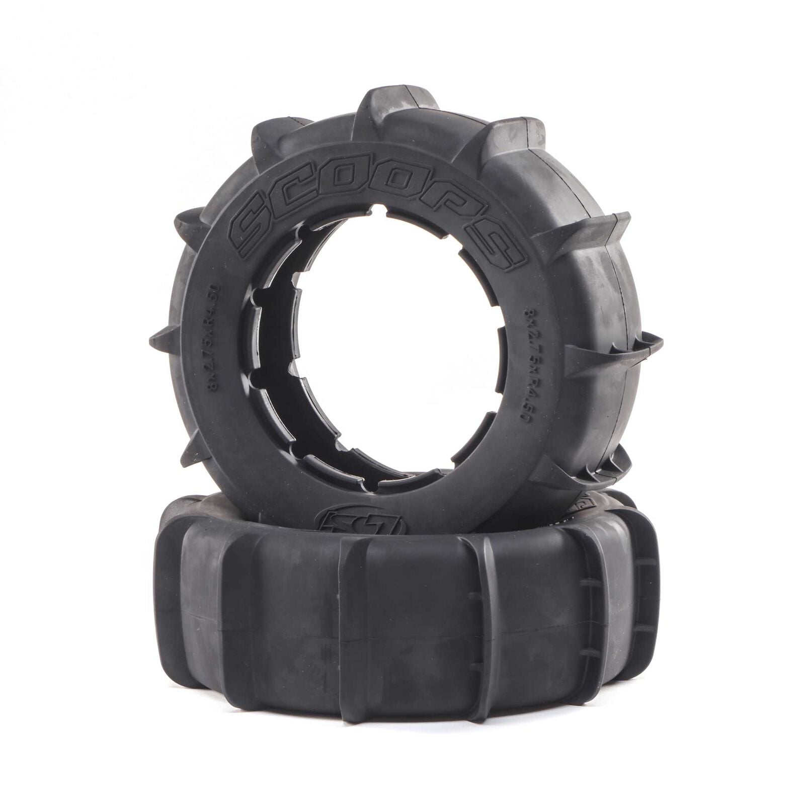 LOSI LOS45034 Scoops Paddle Tire (2): DBXL-E 2.0