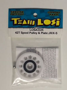 LOSI LOSA3325 42T Spool Pulley & Plate JR/X-S *DISC*