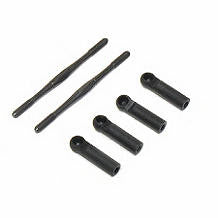 LOSI LOSA6070 Front & Rear Adj L/R Rods w/Ends: 2.50" Sport *DISC*