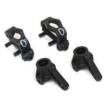 LOSI LOSA9747 Graphite Front Spindles/Carriers XXX-S *DISC*
