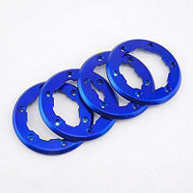 LOSI LOSB1498 Wheels Rings Blue MRC *DISC*