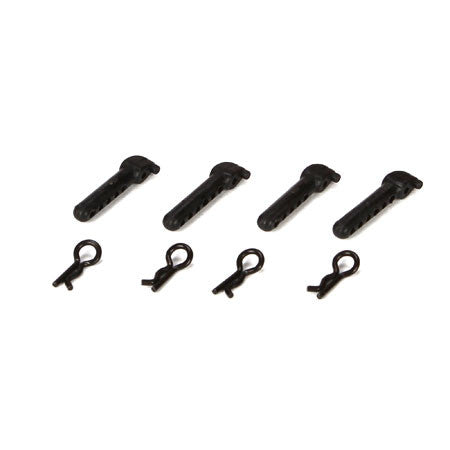 LOSI LOSB1734 Body Mounts & Body Clips Mc4X4 *DISC*