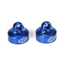 LOSI LOSB2858 Shock Caps Blue 5IVE-T