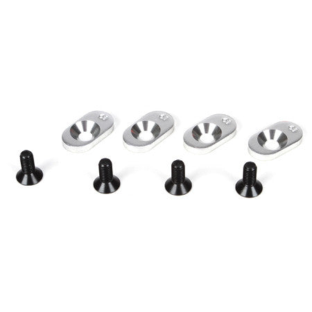 LOSI LOSB5801 Engine Mount Inserts & Screws, 19T