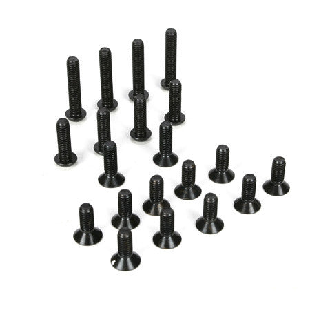 LOSI LOSB6490 6mm BH & FH Screw Asst 5IVE-T MINI WRC