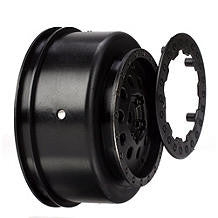 LOSI LOSB7022 Rear Wheel Set Black XXX-SCT SCB