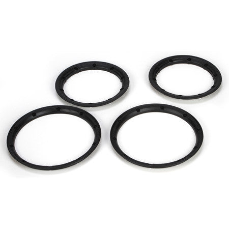 LOSI LOSB7028 Beadlock Set Inner & Outer Black 5IVE-T