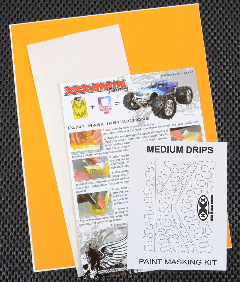 XXX MAIN M003L Medium Drips Paint Mask