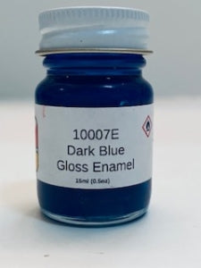 MCW 10007E Dark Blue (Gloss) - 15ml bottle of enamel paint