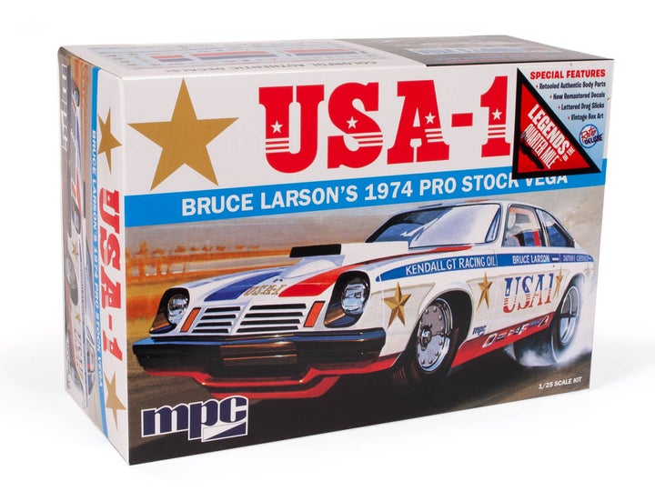 MPC 828 1/25 Bruce Larson USA-1 Pro Stock Vega