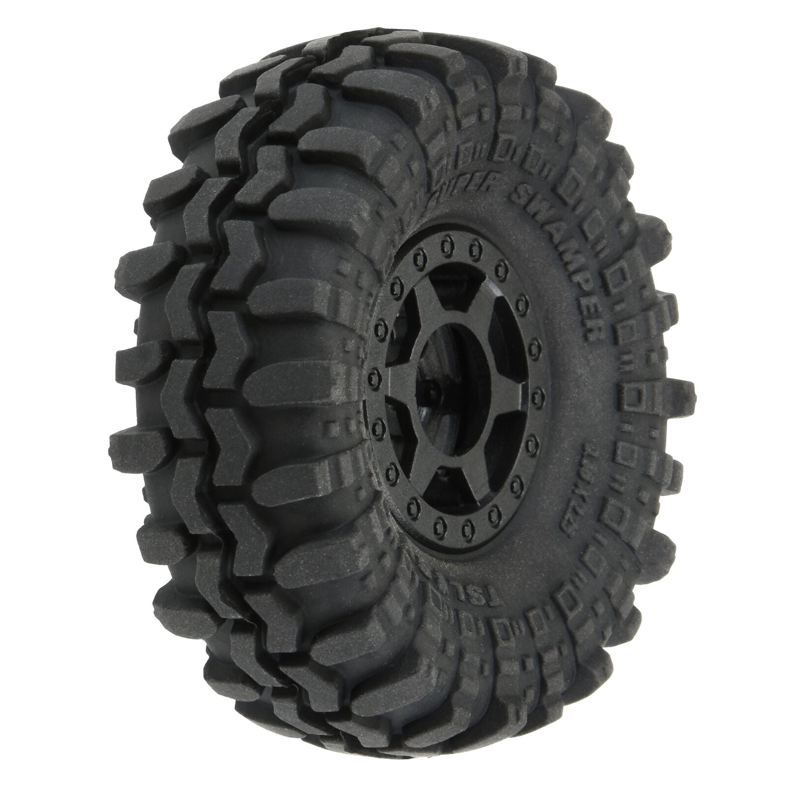 PROLINE 10214-10 1/24 Interco Super Swamper F/R 1.0" Tires MTD 7mm Black Holcomb (4)