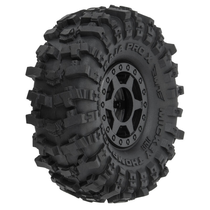 PROLINE 10215-10 1/24 Mickey Thompson Baja Pro X F/R 1.0" MTD 7mm Black Holcomb (4)