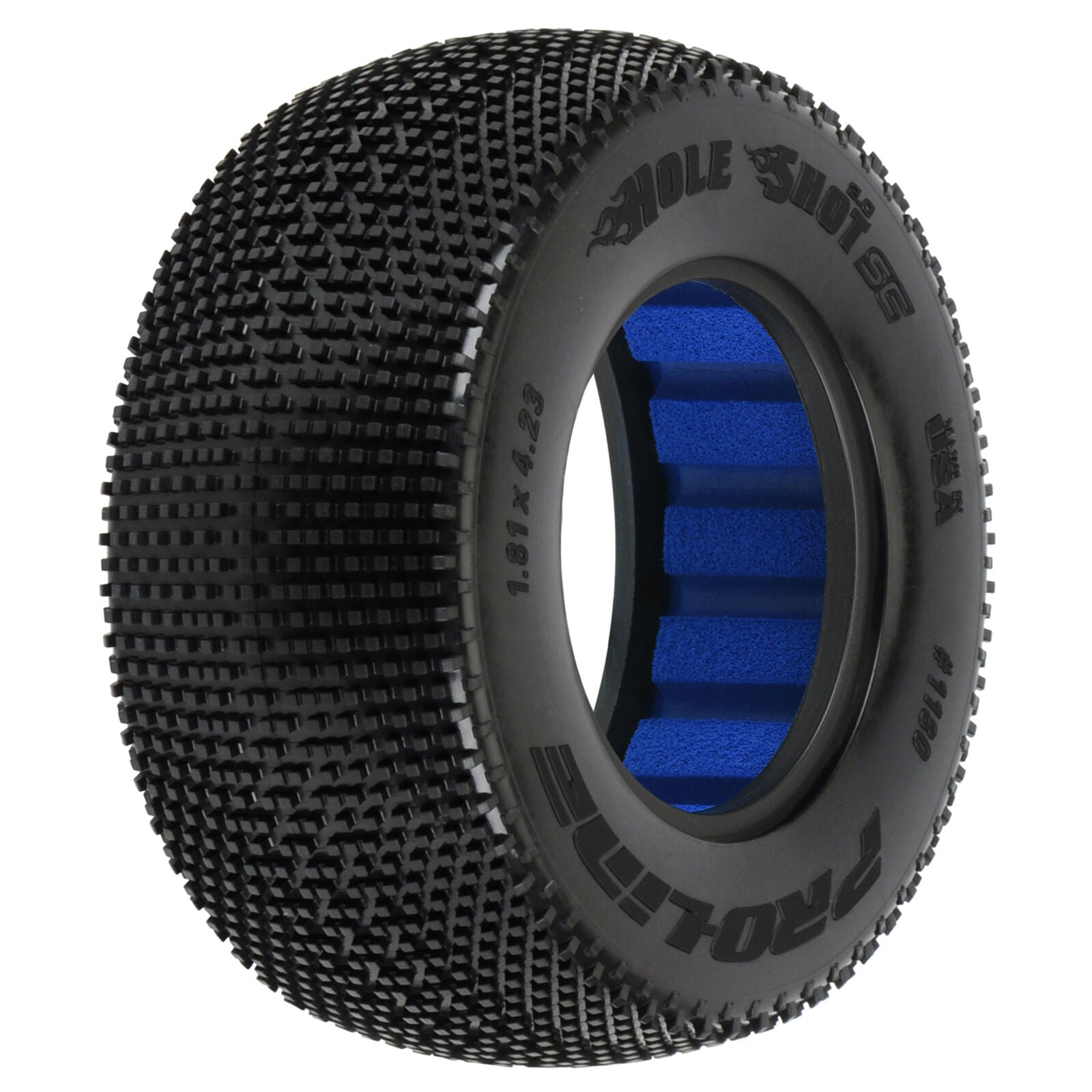 PROLINE 1180-03 1/10 Hole Shot 2.0 M4 Front/Rear 2.2"/3.0" Short Course Tires (2)