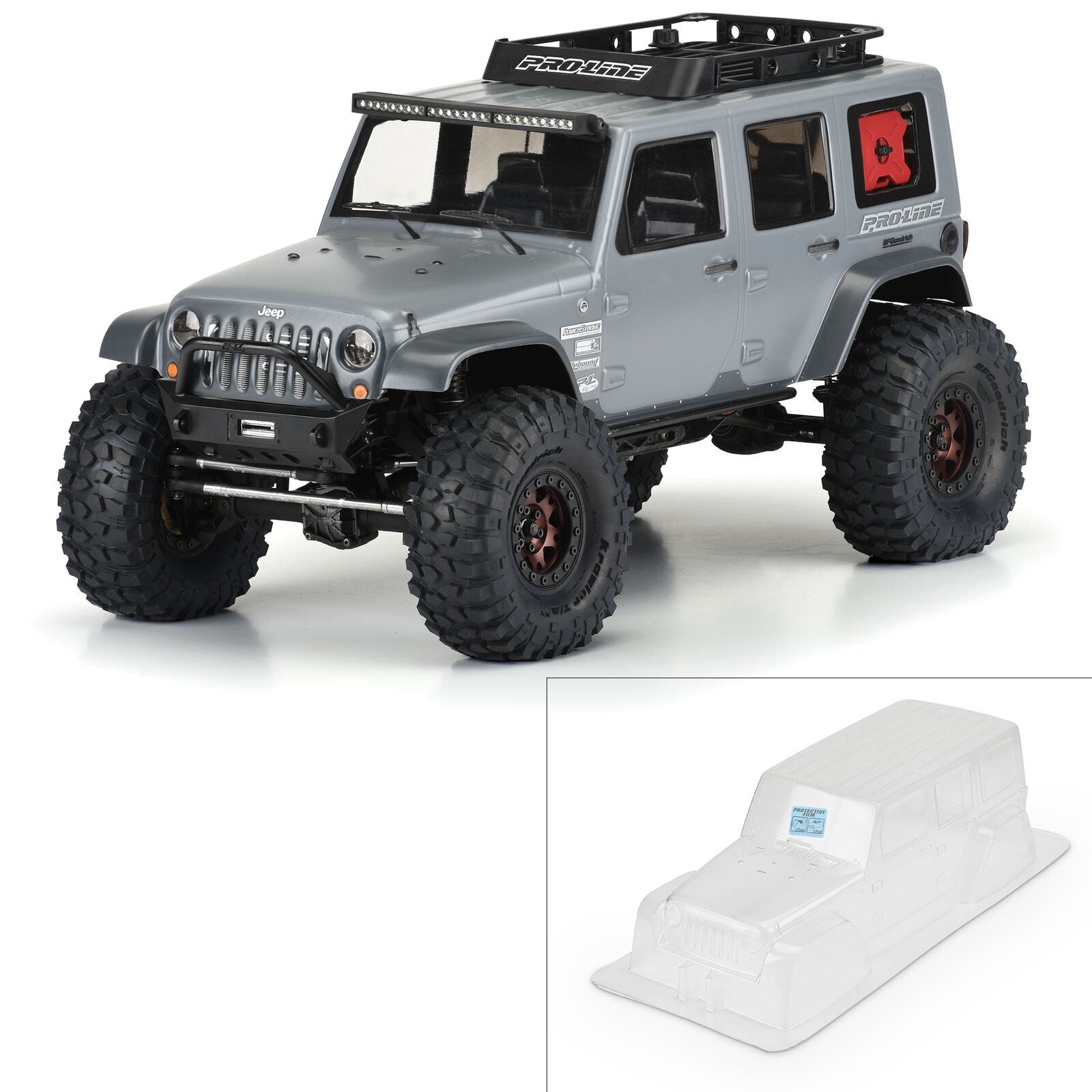 PROLINE 3336-00 Jeep Wrangler Unlimited Rubicon Clear Body
