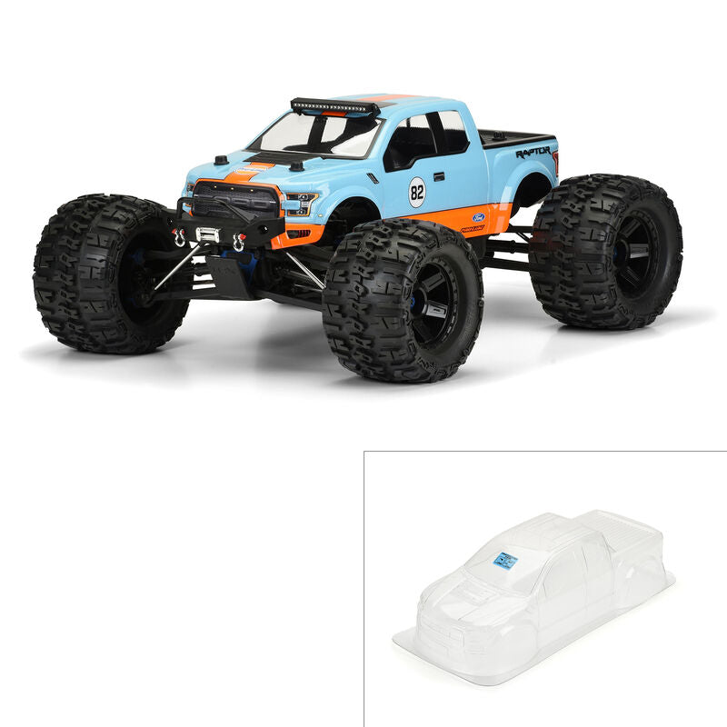 PROLINE 3468-00 1/8 2017 Ford F-150 Raptor Clear Body: Monster Truck
