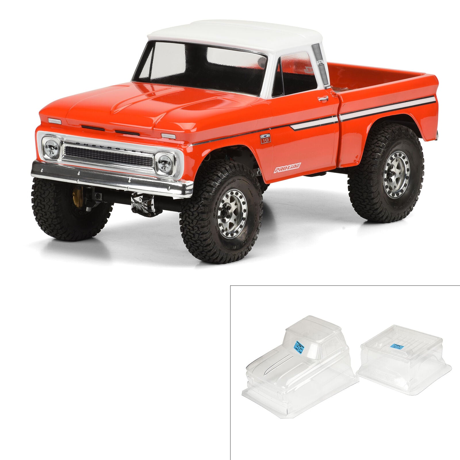 PROLINE 3483-00 Clear Body, 1966 Chevy C-10 with 12.3 Wheelbase: 1/10 Trail Honcho