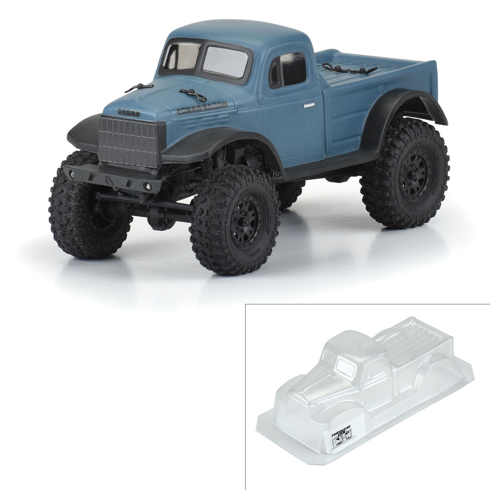 PROLINE 3565-00 1946 Dodge Power Wagon Clear SCX24 JLU
