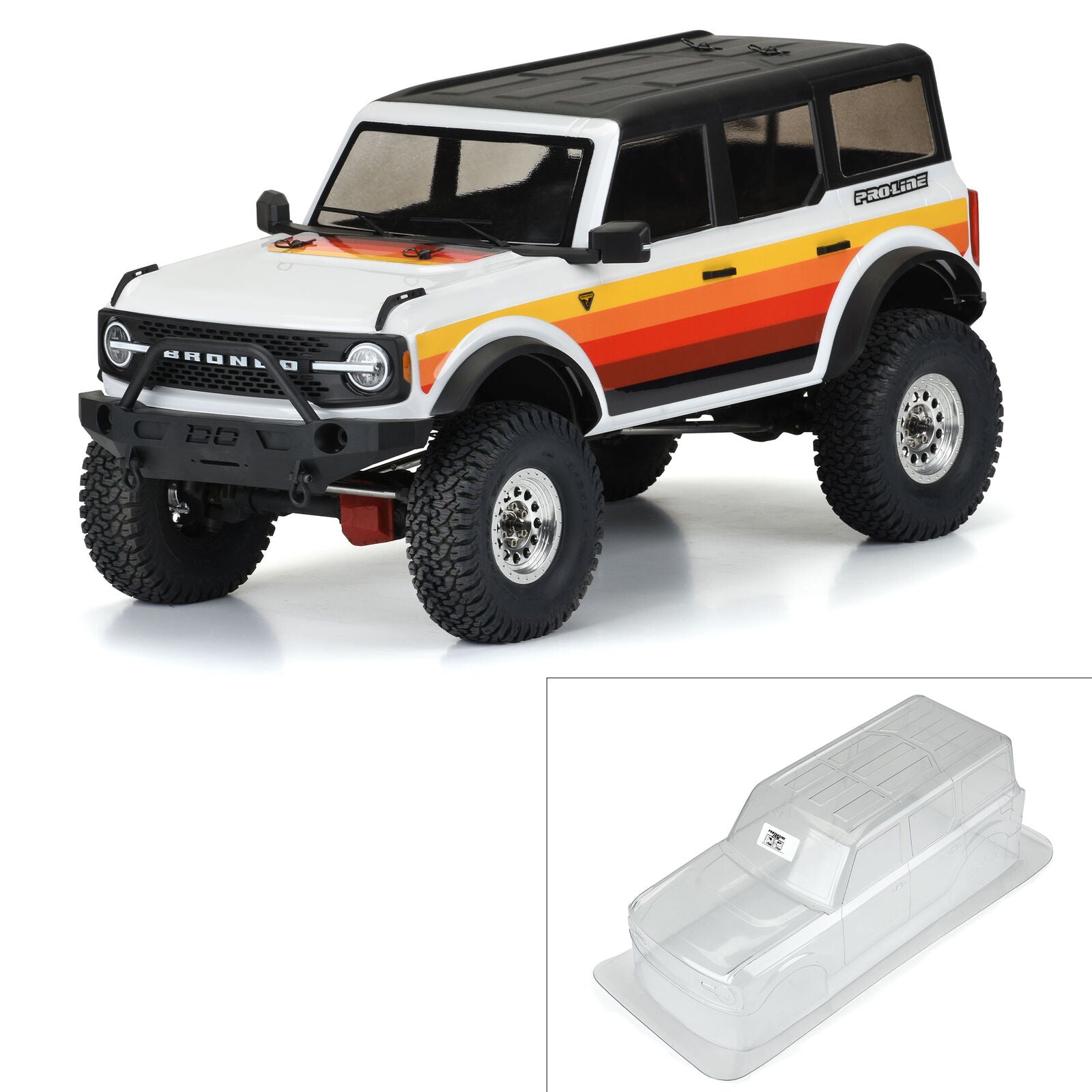 PROLINE 3570-00 1/10 2021 Ford Bronco Clear Body Set 12.3" Wheelbase
