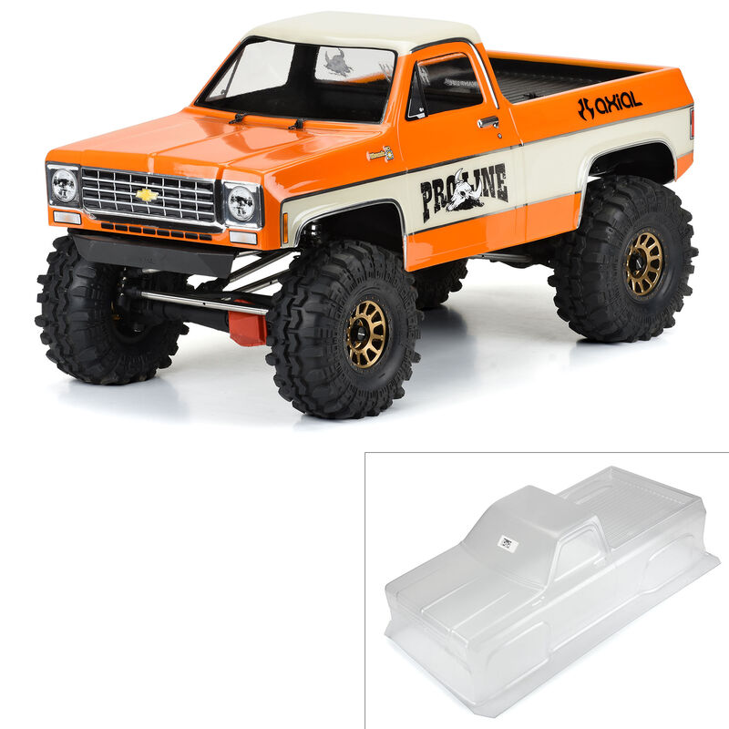 PROLINE 3598-00 1/6 1978 Chevy K-10 Clear Body: SCX6