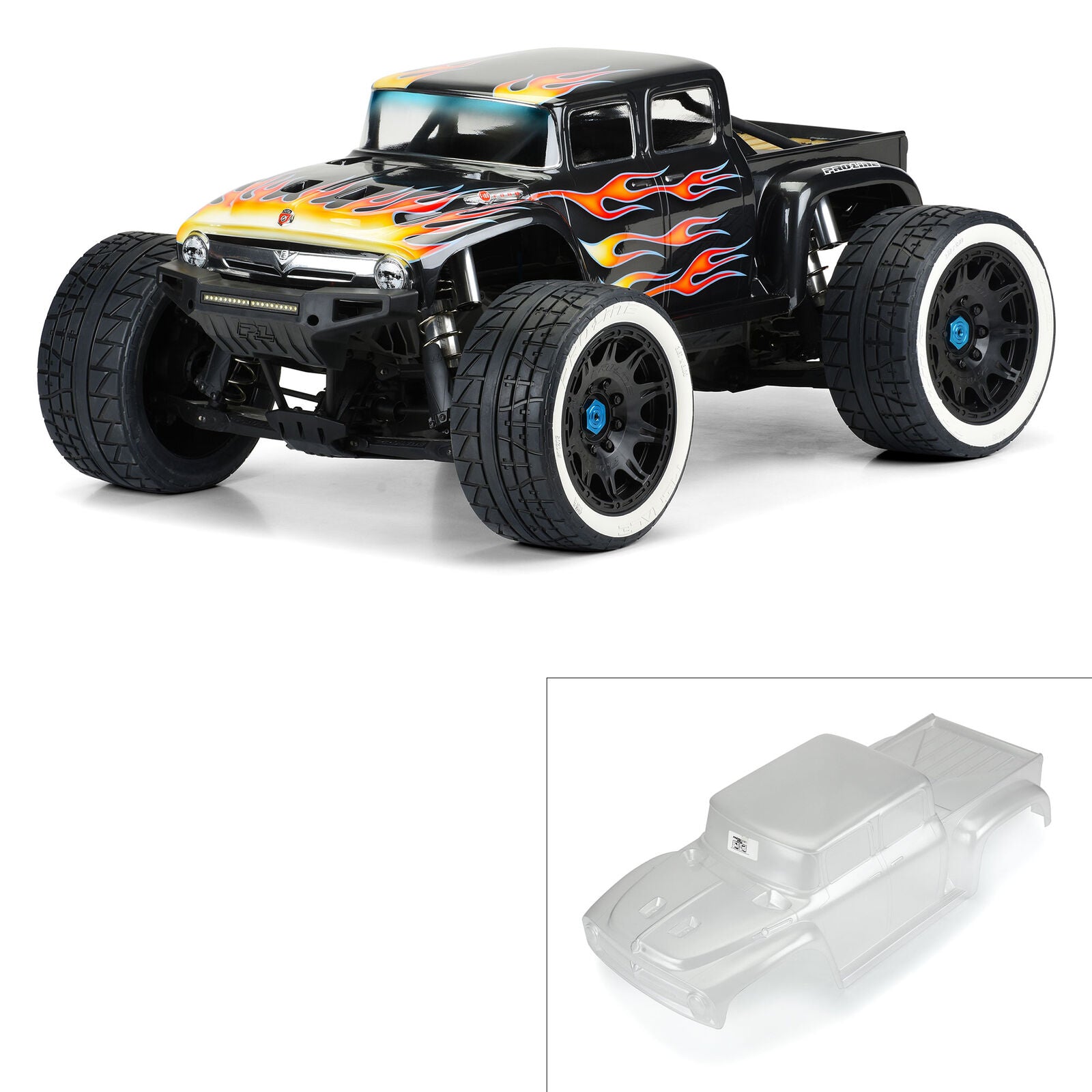 PROLINE 3610-17 1/6 Pre-Cut 1956 Ford F-100 Clear Body for X-MAXX