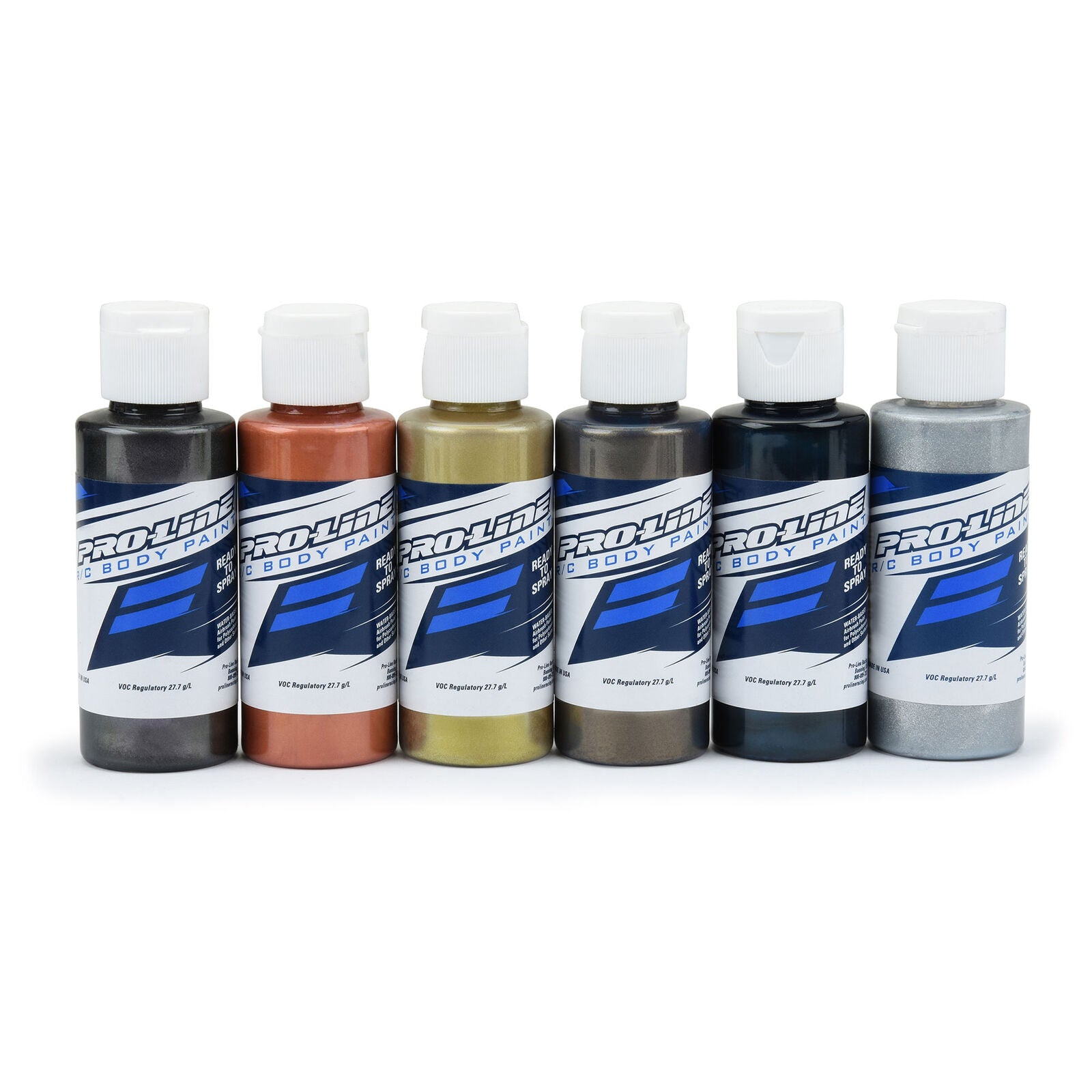 PROLINE 6323-05 RC Body Paint Pure Metal Color Set (6 Pack)