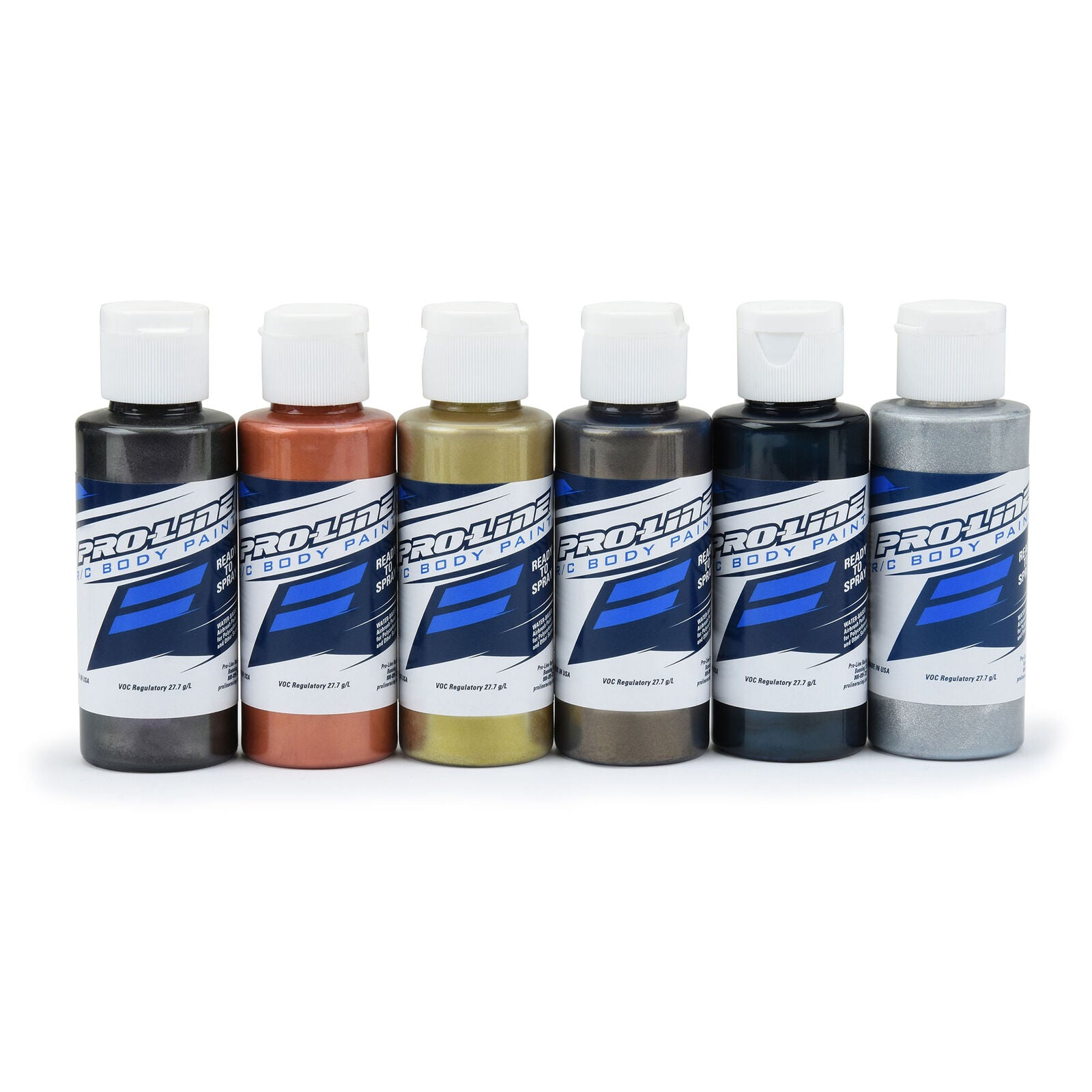 PROLINE 6323-05 RC Body Paint Pure Metal Color Set (6 Pack)