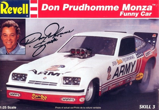 REVELL 7450 1/25 Don Prudhomme Monza Funny Car