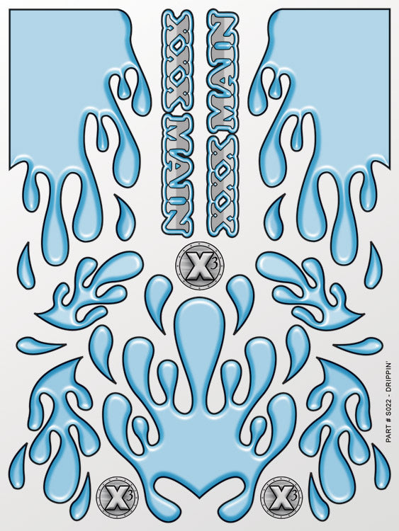 XXX MAIN S022 Drippin' Sticker Sheet