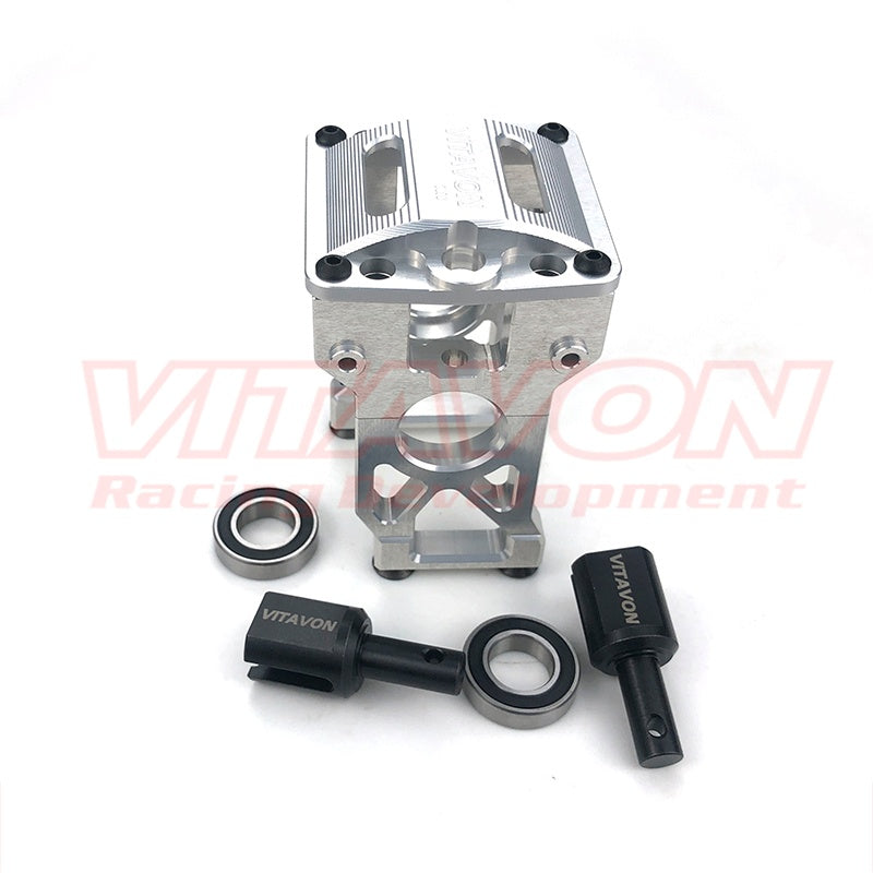 VITAVON 5T00013 SILVER CNC Aluminum 7075 Fast Removed Center Diff Mount for Losi 5ive T2.0 Five-T 5T
