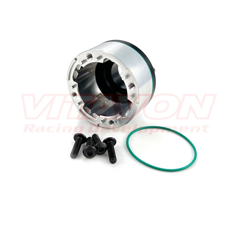 VITAVON XMAX123 SILVER Center Diff Case for 1/5 XMAXX X-MAXX XRT CNC Aluminum #7075