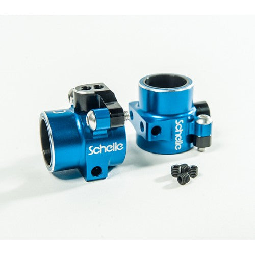 SCHELLE SCH1094 B5 Aluminum Rear Hubs Blue B5 B5M T5M