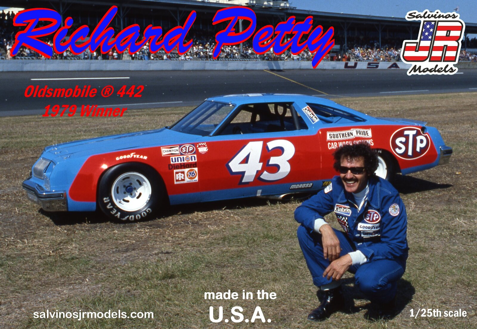 SALVINOS JR MODELS RPO1979D 1/25 Richard Petty #43 Oldsmobile 442 Winner 1979