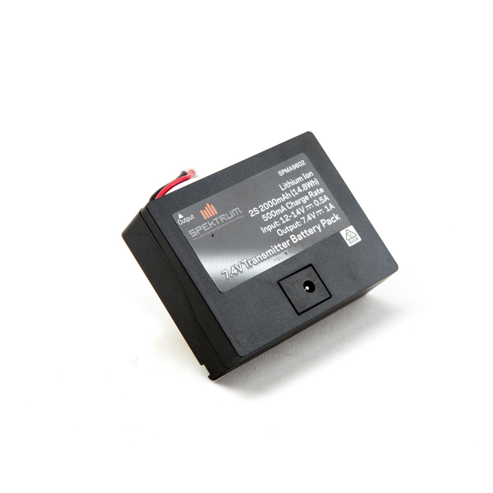 SPEKTRUM SPMA9602 7.4V 2000mAh 2S Li-Ion Transmitter Battery: TX Plug