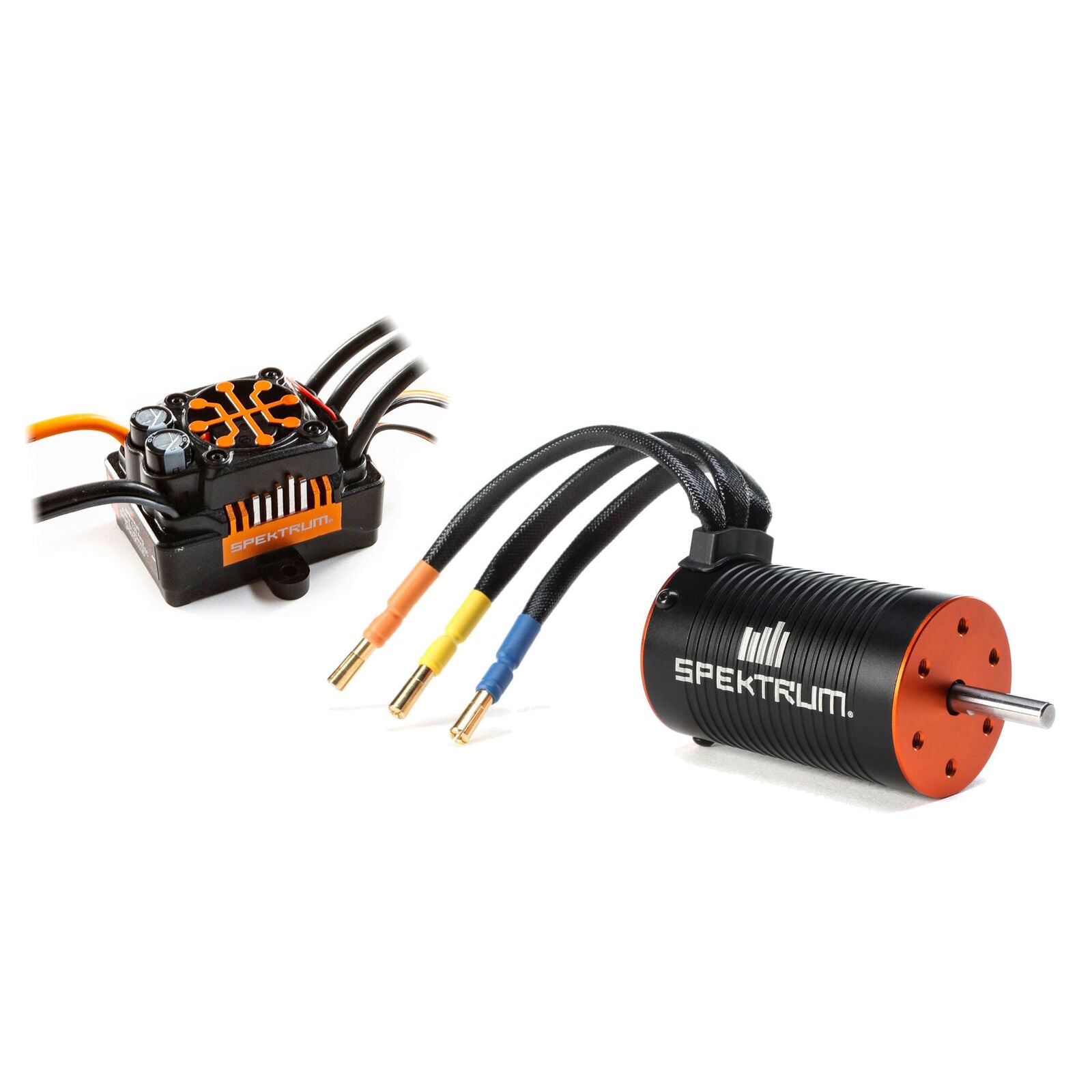 SPEKTRUM SPMXSEMC04 Firma 130A Brushless Smart ESC / 1900Kv Sensorless Motor Combo