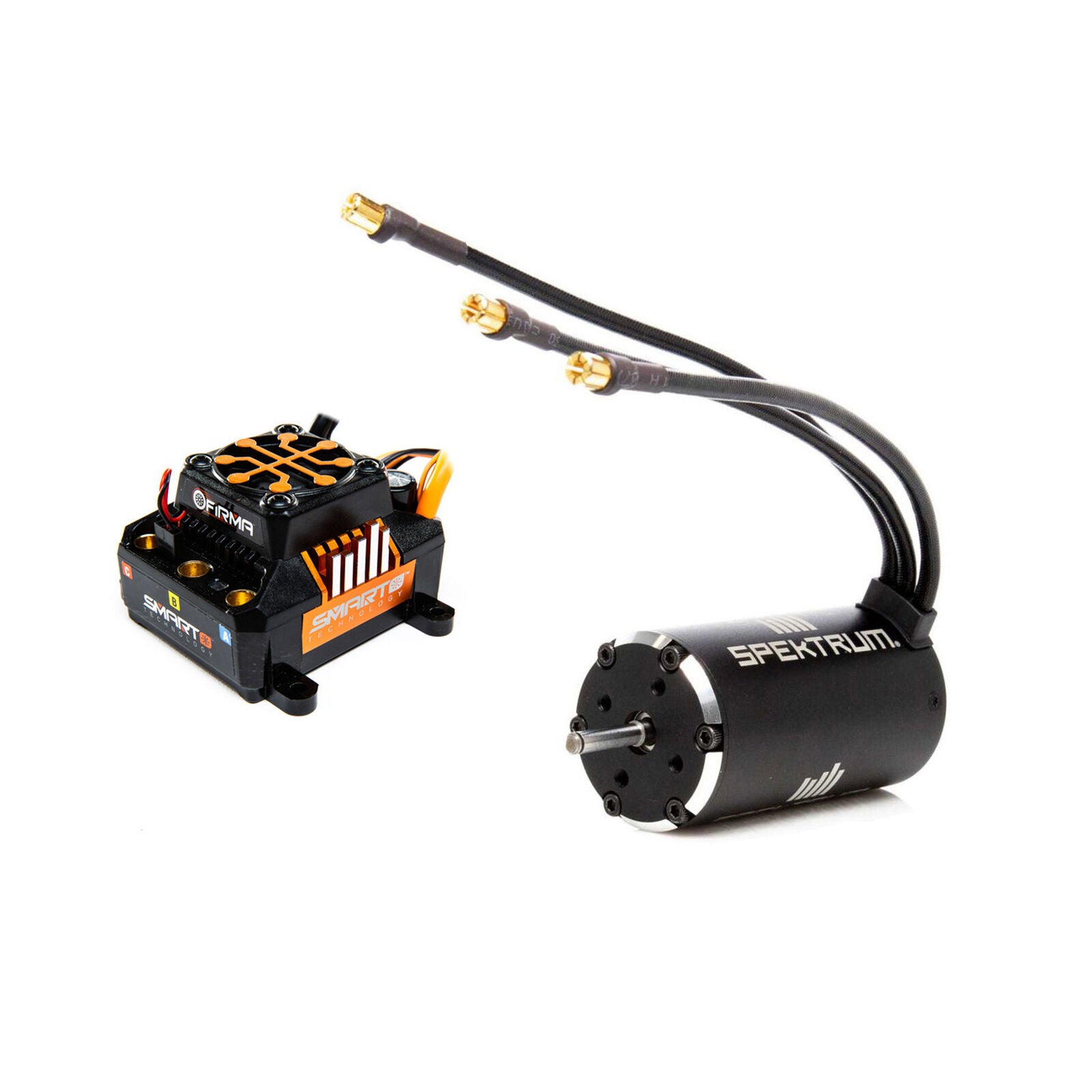 SPEKTRUM SPMXSEMC06 Firma 160A Brushless Smart ESC / 1250Kv Sensorless Motor Combo