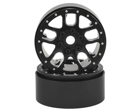 SSD SSD00142 1.9” Double Time Beadlock Wheels Black